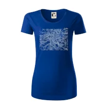 Mapy měst černobílé Praha