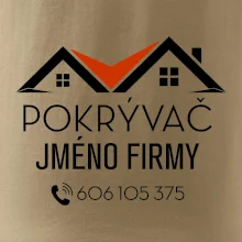 Tričko pro pokrývače - Dvě střechy