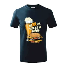 Pivo a burger vím co je dobrý