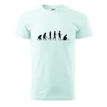 Evoluce houbař muž