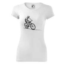 MTB kreslený cyklista MTB kreslený cyklista