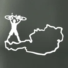 Cyklista - Mapa Rakouska