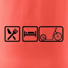 Eat sleep koloběžka velké a malé kolo