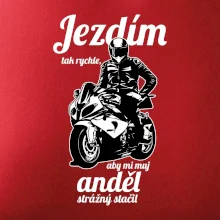 Silniční motorka - jezdím tak rychle, aby mi můj anděl strážný stačil