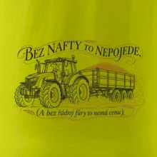 Bez nafty to nepojede traktor s vlekem