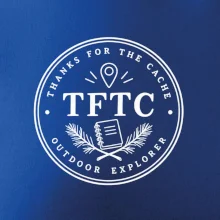 TFTC minimalistický turistický odznak