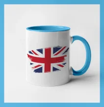 Britská vlajka roztrhaná