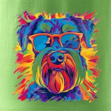 Knírač barevný styl 70s