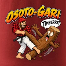 Osoto gari timber judo
