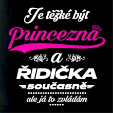 Je těžké být princezna - řidička Je těžké být princezna - řidička