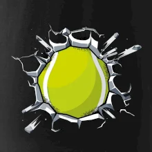 Tenisový míč v triku