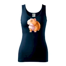 Morče - kreslené, bílo oranžové