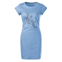 Lezecká stěna jedním tahem