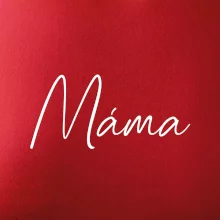 Nápis psací na prsou - máma