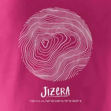 Jizera - vrstevnice v kruhu