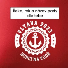 Na vodu - kotva (vlastní nápis)