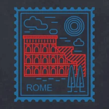 Řím známka jednoduchá