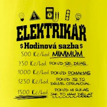Elektrikář hodinová sazba