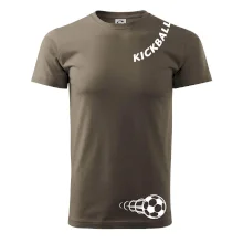 Kickball nápis šikmo