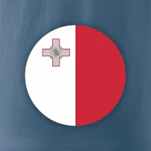 Vlajka Malta kulatá na prso