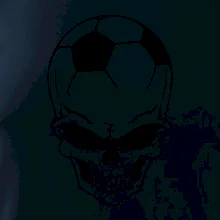 Fotbal lebka míč Fotbal lebka míč