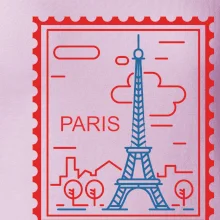 Paříž známka jednoduchá