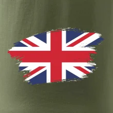 Britská vlajka roztrhaná