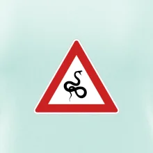 Dopravní značka - Pozor had