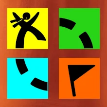 Geocaching logo barevné