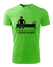Vstávám jako elektrikář s velkým odporem