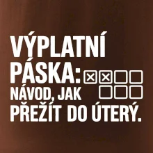 VÝPLATNÍ PÁSKA: Návod, jak přežít do úterý