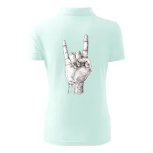 Rocková ruka kreslená