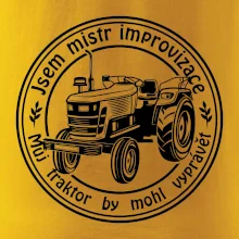 Mistr improvizace starý traktor