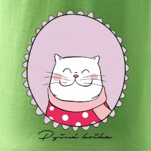 Pyšná kočka fialová