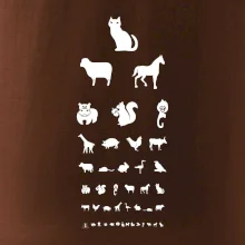 Oční test zvířatka