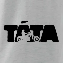 Táta nápis - motorka chopper