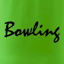 Bowling nápis psací