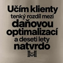 Daňová optimalizace versus deset let natvrdo