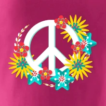 Peace symbol abstraktní