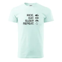 Ride Eat Sleep Repeat moto skútr