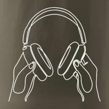 Sluchátka  jedním tahem