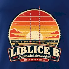 Liblice B retro odznak dvou vysílačů