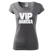VIP babička černá grunge typografie