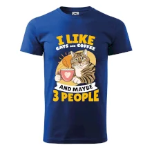 I like cats and coffee and maybe 3 people