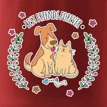 Kočka a pes best friends