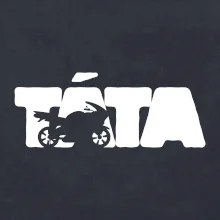 Táta nápis - motorka supersport