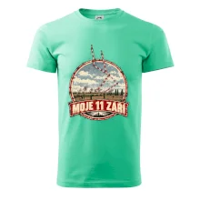 Liblice B bortící se věže moje 11 září retro odznak