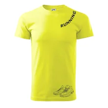 Running nápis šikmo