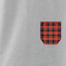 Flanelové triko červené