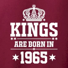 Kings are born in 1965